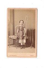 Ed. Change CDV Photo Cute Little Girl – Posen Poznań 1870s