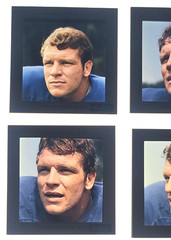 Vtg 60s MIKE CURTIS RC BALTIMORE COLTS PORTRAITS Richard Stacks FOOTBALL NFL