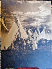 George B. Cornish – Western Photographer Vintage «ON THE WAR PATH» 1906 Photo