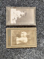 CDV Photo Children, 1917. Child. Girl. Vintage photo of a girl. 2
