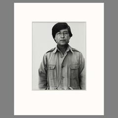 Cesar Chavez – Richard Avedon Photograph – 16 x 20 Matted Print