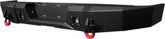 For 2010-2018 Ram 2500/3500 New Steel New Rear Bumper with Lights&D-Rings（Black