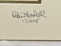 Original Signed Photograph Robin Marshall Waterfowl Osprey And Nest 11×14’’