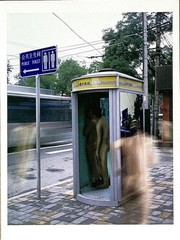 Chi Peng (b. 1981) Art Announcement Card 2005 – Telephone Booth – Chambers NYC