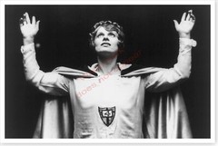 Silver Halide Photo Of Evangelist Aimee Semple McPherson With Raised Arms
