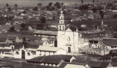 Larger size C. B. WAITE photo, MEXICO, Amecameca and Iztaccihuatl, Vintage fine