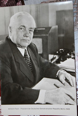 Photo Wilhelm Pieck 1949 President GDR 1974 NVA Educational Material 15x21cm X1