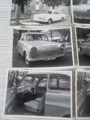 6 x old GDR photo with Trabant, interior shots (2)