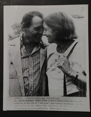Robert Shaw and wife on set of ‘The Deep’ Press Photograph 8×10, b/w 1976