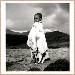 ESTATE STAMPED GEORGE RODGER YOUNG BASUTO BOY AFRICA 1947 LTD 6 x 6 MAGNUM