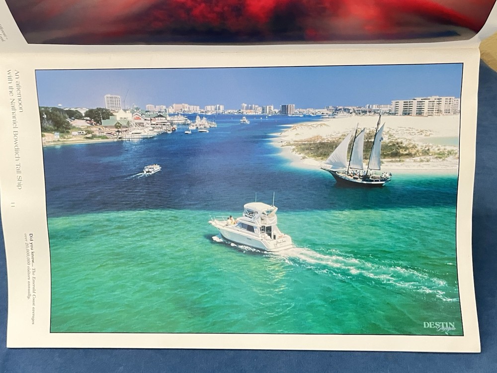 Vtg 2000 Destin Florida Magazine Tourist Publication Photographs Advertisements