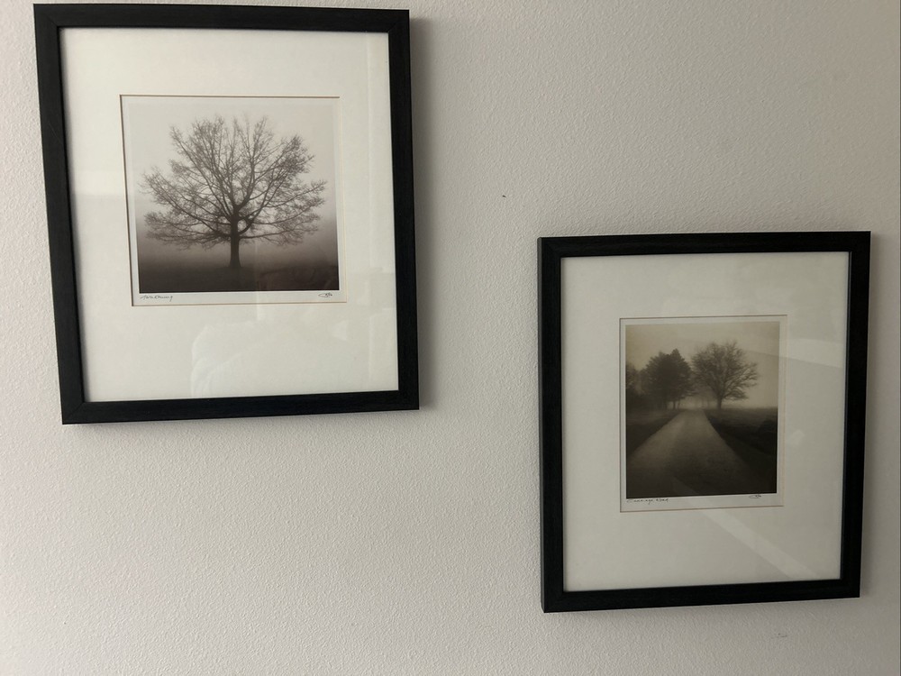 Framed Pair Of Signed Richard Calvo (1960-2019) Photographs 16.5” x 14.5”