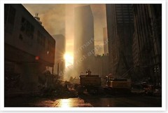 NY World Trade Center 9/11 Aftermath Sunrise Silver Halide Photo