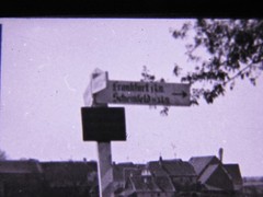 Frankfurt Scheinfeld Sign Motorcycle Circa 1920 Historical Glass Picture