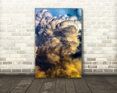 Thunderstorm cloud photography print colorful sunset picture storm wall art