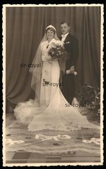 Reichenberg Sudetenland – Hochzeitspaar – 1930er – Liberec – Foto-AK 8x13cm