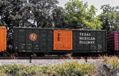 Photo Art Print of Texas-Mexican Railway Boxcar 3109 at Avondale, LA in 1987