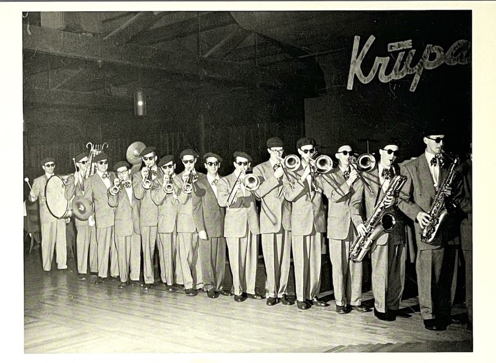 Gene Krupa Band 1949 Art Photo Print Card Fotofolio 4.25”x6” Jazz
