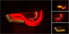 Sequential LED Tube Bar Signal Driving Bumper Tail Lights Brake Stop Lamps Assem