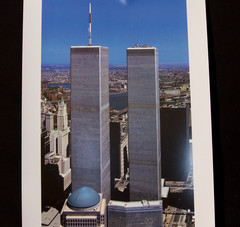 Vtg 2001 World Trade Center Twin Towers Poster James Blakeway New York 39×13.5