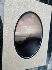 Gamow Beach Photography Wall Art Nature Ocean Sea Sky Seascape Signed Matted 7×5