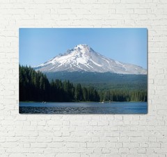 Trillium Lake Mt Hood Oregon Metal Print – Pacific Northwest Landscape Wall Art