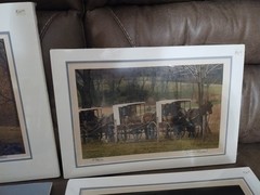 Lot of 5 Amish Matted Photograph Prints by Signed and Numbered Dick Brown Sealed
