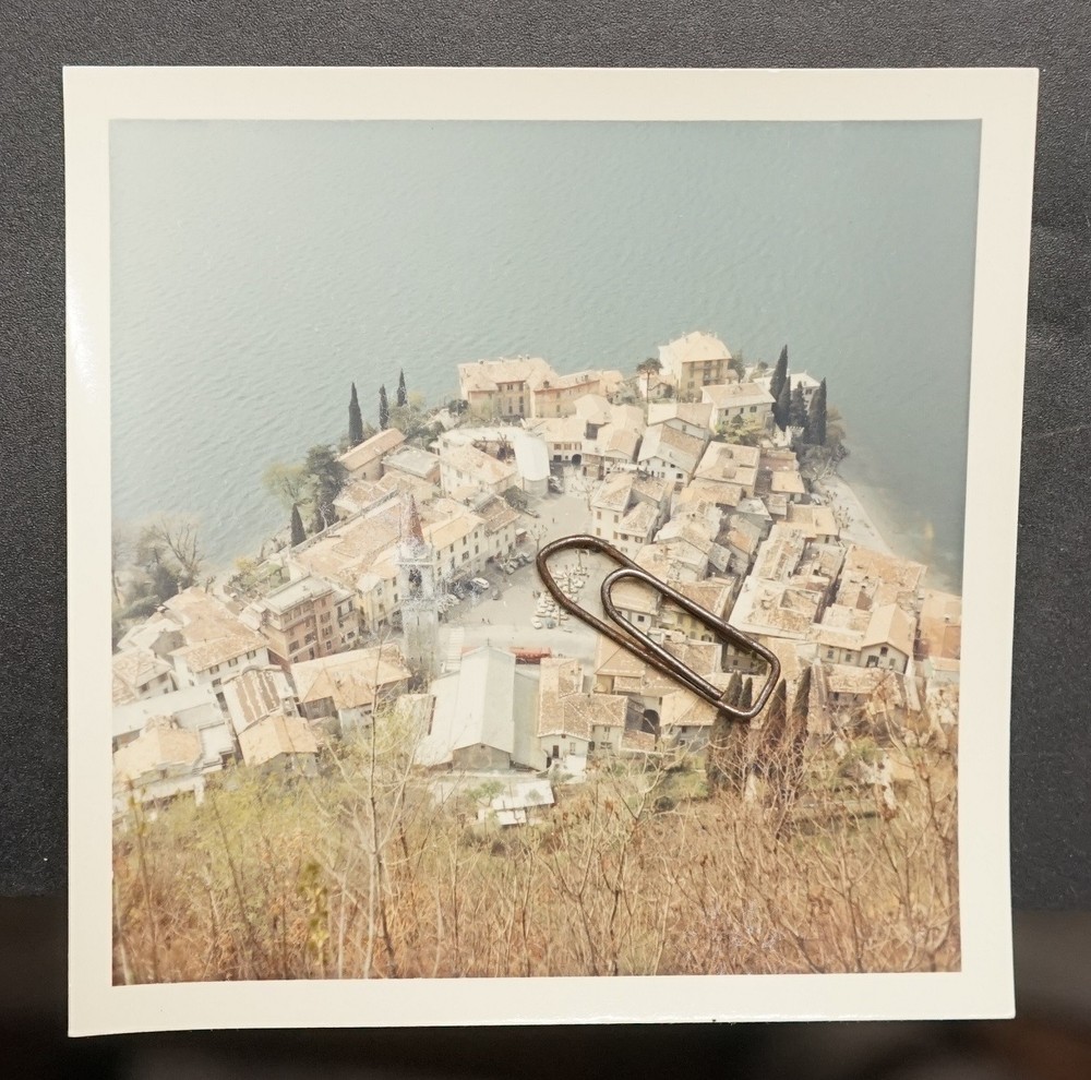 Photo View 1966 Varenna Lake Como Italy Color Building Lombardy Picture House Al