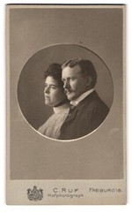 Photograph C. Ruf, Freiburg i. B., Kaiserstrasse 5, portrait of a boy and e