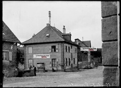 Old Black And White Photo Glass Plate Negative 13X18 CM Climbach + Print