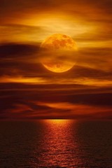 Peter Lik «Moonlight Reflections» Moon SOLD OUT 4.7’ Framed Picture – NEW IN BOX