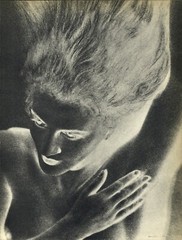 1929 1934 Original MAN RAY Solarized Woman Surreal Hair Art Photo Gravure