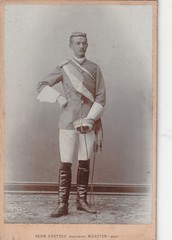 KAB photo young man in uniform student Studentika Münster 1893 G.Buschwell