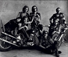 1984 Irving Penn 1967 Hell’s Angels San Francisco Motorcycle Art Photo Engraving