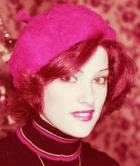 LOT 3x, pretty woman w amazing eyes, vintage fine art slide, dia! 1970’