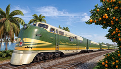 Photo Art Print of SAL’s Orange Blossom Special in the Orange Groves