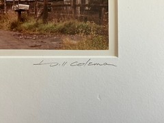 Bill Coleman Amish Signed Photo 5×7 8×10 Matted Cart Horse House Print Authentic