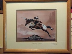 Indian Art- Marguerite Fields/Signed Lithograph «Leap Into Battle». 140/200