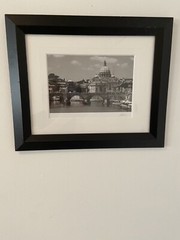 Jesse Kalisher Framed Photo Signature Series #5142 View Of The Vatican Rome B13