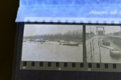 56 great old negative pictures – Hülskens Wesel – shipping laying culvert? 60-7