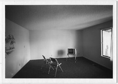 NEW! Bill OWENS: TV & Folding Chairs, from SUBURBIA, CA 1971 / Ptd 1999/ SIGNED!