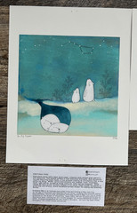 Lot of (3) Kristiana Parn Art Print Signed Big Dipper & Snowflake Harvest & Roll