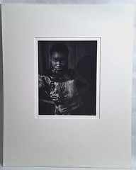 VINTAGE BLACK AND WHITE MODERNIST PORTRAIT FIGURE STUDY PHOTOGRAPH
