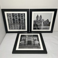 3 Metroscap NYC Manhattan Buildings Architecture Hardscape City Life B&W Prints
