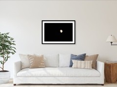 The Silent Moon- glossy fine art photographic images 24x36Framed Print