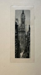 Orig. ALVIN LANGDON COBURN Photogravure “The Singer Building» New York c. 1909