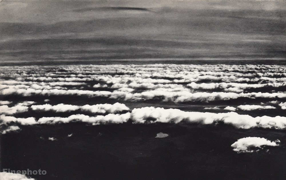 1931 Vintage Print 11×14 AVIATION AIRPLANE ~ Aerial Clouds Sky Photo Gravure Art
