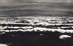 1931 Vintage Print 11×14 AVIATION AIRPLANE ~ Aerial Clouds Sky Photo Gravure Art