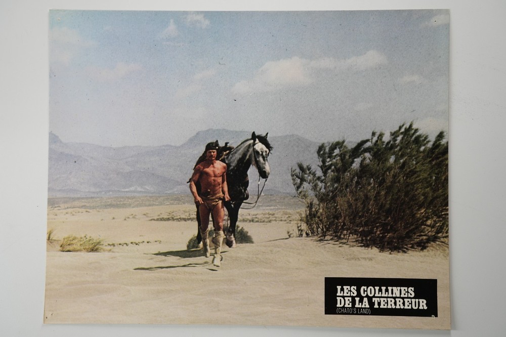 Photo Cinema Lobby Cards The Hills Of Terror (Chato’s Land) 22X28Cm 1970
