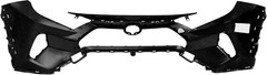 Compatible with Front Bumper Cover 2019-2024 Toyota RAV4 Hybrid LE XLE XSE. W/To